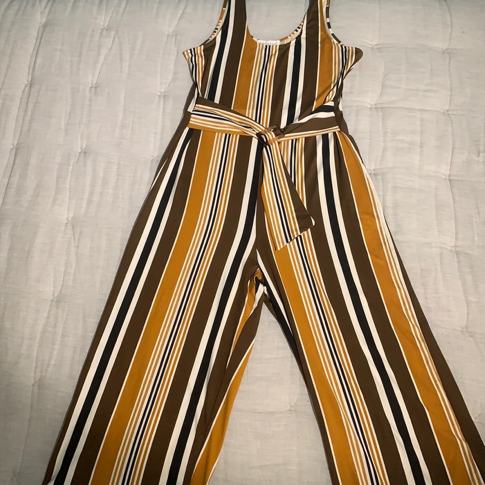Striped Summer Jumpsuit